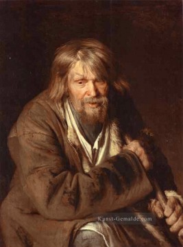  dem - Porträt eines alten Bauern demokratisch Ivan Kramskoi